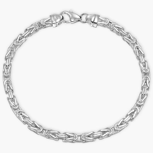 Königskette Armband 4mm – Sterling Silber 925